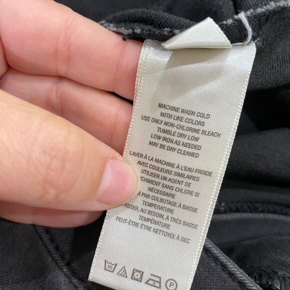 We The Free Black Wash Groovy Ultra Flare Jeans Size 27 Short - Picture 10 of 12